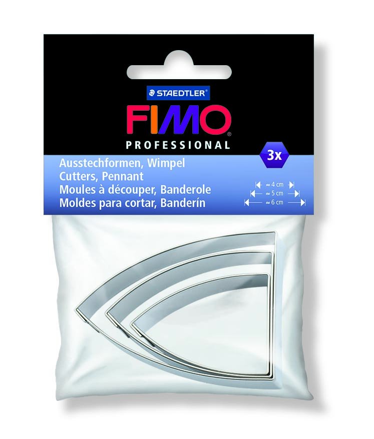 Fimo&reg; udstykningsknive 3 stk. vimpel